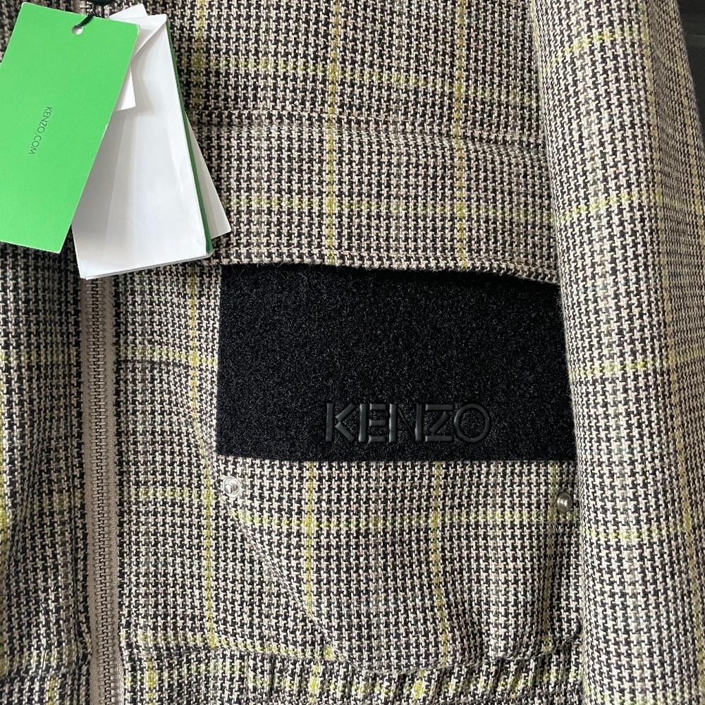 BRAND NEW EMT 420 Kenzo Bomber Jacket Wool Brown Men - Picture 5 of 7